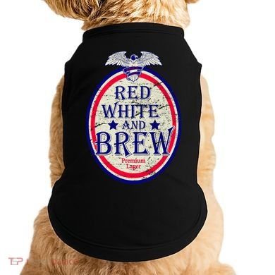 Red White And Brew Since 1776 Doggie Tank