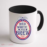 Red White And Brew Since 1776 Coffee Mug thumb 1