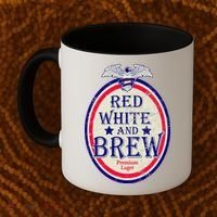 Red White And Brew Since 1776 Coffee Mug thumb 2