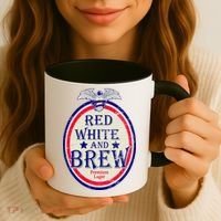 Red White And Brew Since 1776 Coffee Mug thumb 3