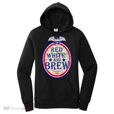 Red White And Brew Since 1776 Women's Hoodie