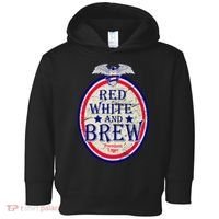 Red White And Brew Since 1776 Toddler Hoodie thumb 0