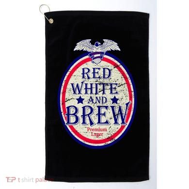 Red White And Brew Since 1776 Golf Towel