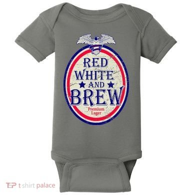 Red White And Brew Since 1776 Baby Bodysuit