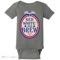 Red White And Brew Since 1776 Baby Bodysuit thumb 0