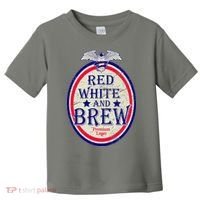 Red White And Brew Since 1776 Toddler T-Shirt thumb 0