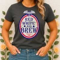 Red White And Brew Since 1776 Women's T-Shirt thumb 2