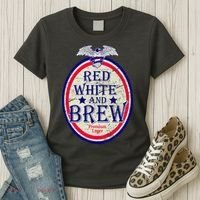 Red White And Brew Since 1776 Women's T-Shirt thumb 3