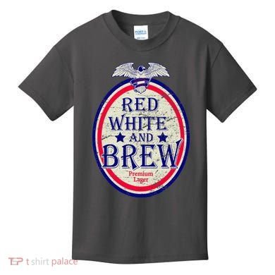 Red White And Brew Since 1776 Kids T-Shirt