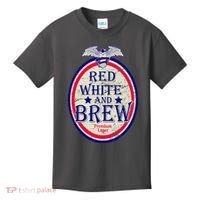 Red White And Brew Since 1776 Kids T-Shirt thumb 0