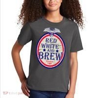Red White And Brew Since 1776 Kids T-Shirt thumb 2