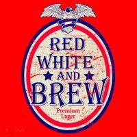 Red White And Brew Since 1776 Santa Hat thumb 1