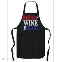 Red Wine and Blue USA Flag Apron thumb 0