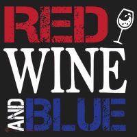 Red Wine and Blue USA Flag Beanie thumb 2