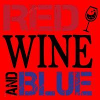 Red Wine and Blue USA Flag Santa Hat thumb 1
