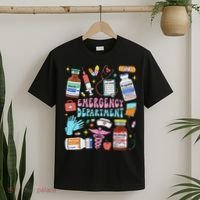 Retro Emergency Department Emergency Room Er Ed Nurse Tech T-Shirt thumb 2