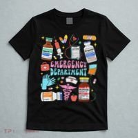 Retro Emergency Department Emergency Room Er Ed Nurse Tech T-Shirt thumb 5