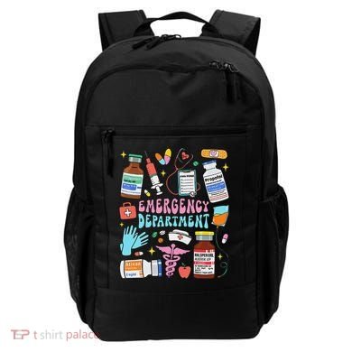 Retro Emergency Department Emergency Room Er Ed Nurse Tech Backpack