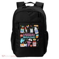 Retro Emergency Department Emergency Room Er Ed Nurse Tech Backpack thumb 0