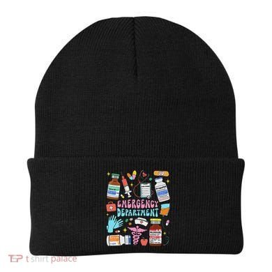 Retro Emergency Department Emergency Room Er Ed Nurse Tech Beanie