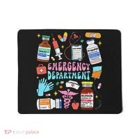 Retro Emergency Department Emergency Room Er Ed Nurse Tech Mousepad thumb 0