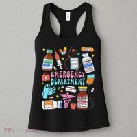 Retro Emergency Department Emergency Room Er Ed Nurse Tech Women's Tank Top thumb 3