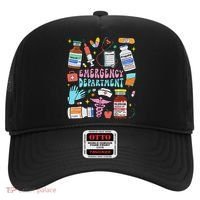 Retro Emergency Department Emergency Room Er Ed Nurse Tech Hat thumb 0