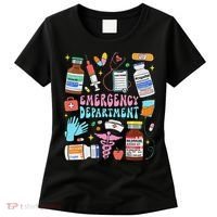 Retro Emergency Department Emergency Room Er Ed Nurse Tech Women's T-Shirt thumb 0