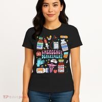Retro Emergency Department Emergency Room Er Ed Nurse Tech Women's T-Shirt thumb 4