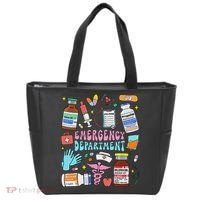 Retro Emergency Department Emergency Room Er Ed Nurse Tech Tote Bag thumb 0