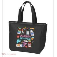 Retro Emergency Department Emergency Room Er Ed Nurse Tech Tote Bag thumb 3