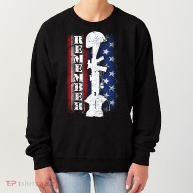 Remember The Fallen Flag Women's Sweatshirt
