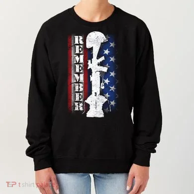 Remember The Fallen Flag Women's Sweatshirt