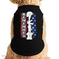 Remember The Fallen Flag Doggie Tank thumb 0
