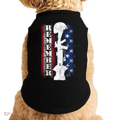 Remember The Fallen Flag Doggie Tank