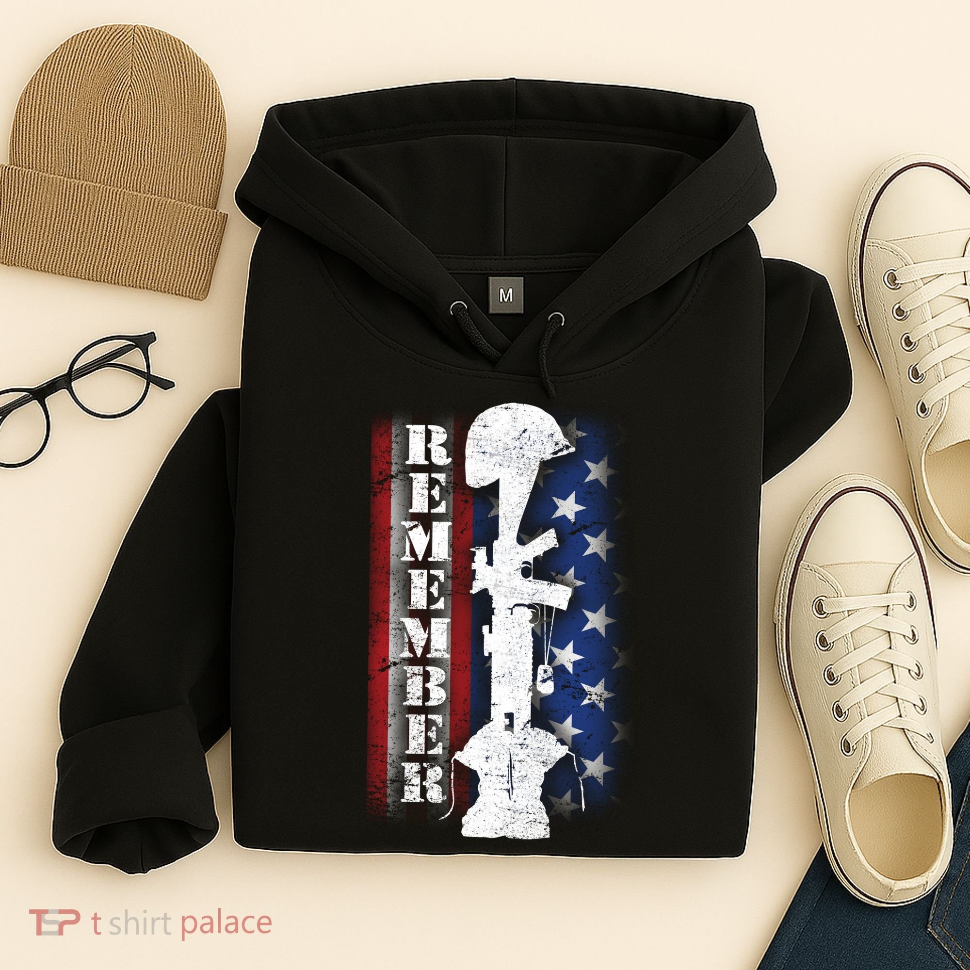 Remember The Fallen Flag Hoodie