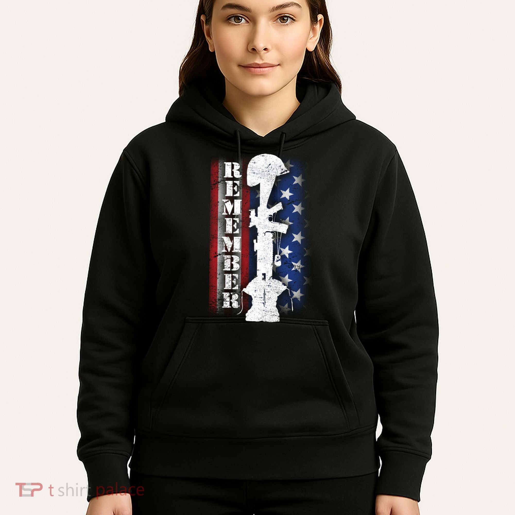 Remember The Fallen Flag Hoodie