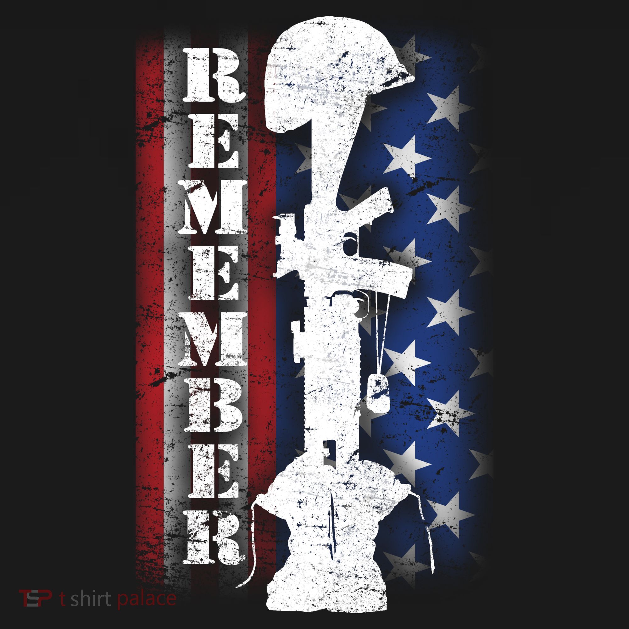 Remember The Fallen Flag T-Shirt