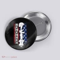 Remember The Fallen Flag Button thumb 0
