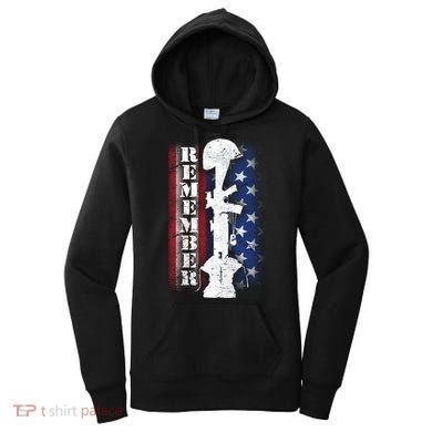 Remember The Fallen Flag Women's Hoodie