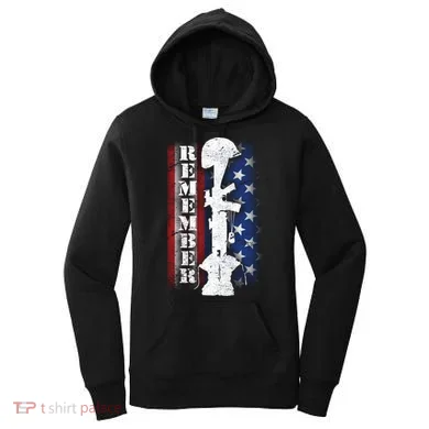 Remember The Fallen Flag Women's Hoodie