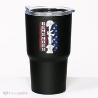 Remember The Fallen Flag Tumbler thumb 0