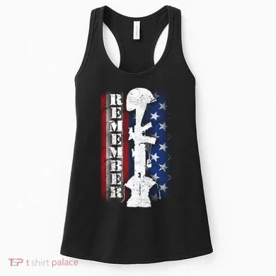 Remember The Fallen Flag Women's Tank Top