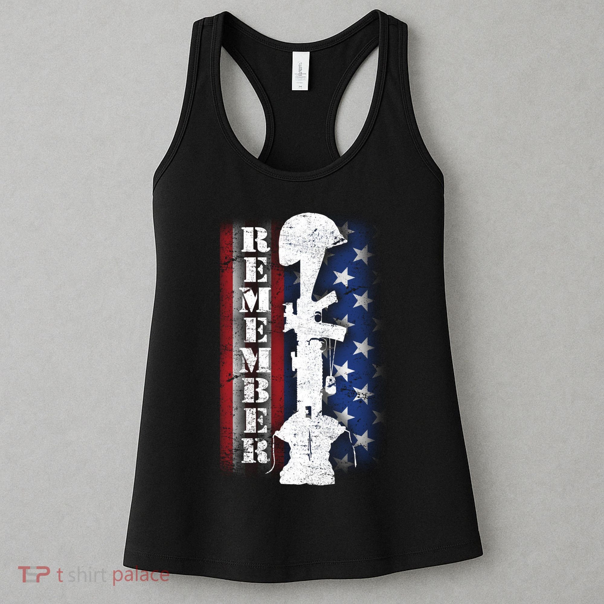 Remember The Fallen Flag Women's Tank Top