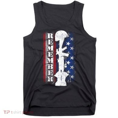 Remember The Fallen Flag Tank Top