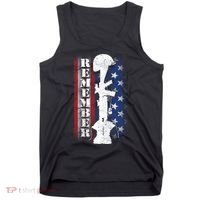Remember The Fallen Flag Tank Top thumb 0