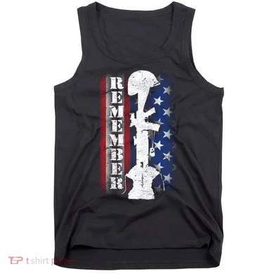 Remember The Fallen Flag Tank Top