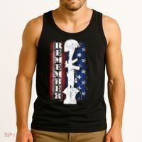 Remember The Fallen Flag Tank Top thumb 3