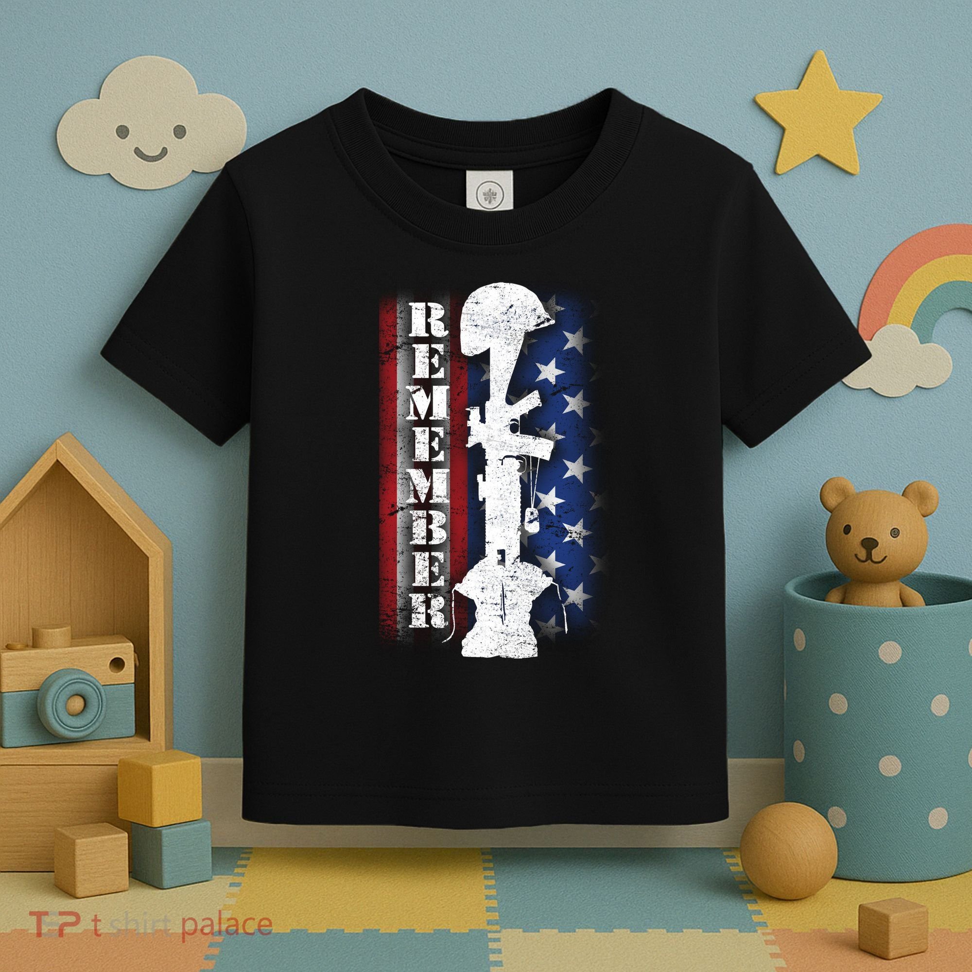 Remember The Fallen Flag Toddler T-Shirt