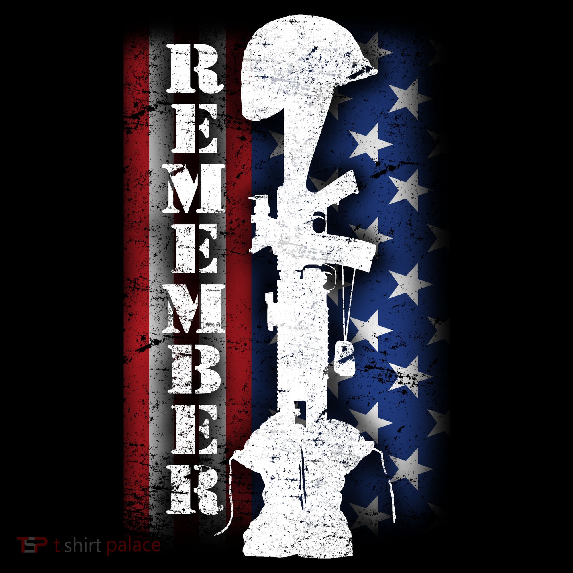 Remember The Fallen Flag Women's Long Sleeve Shirt